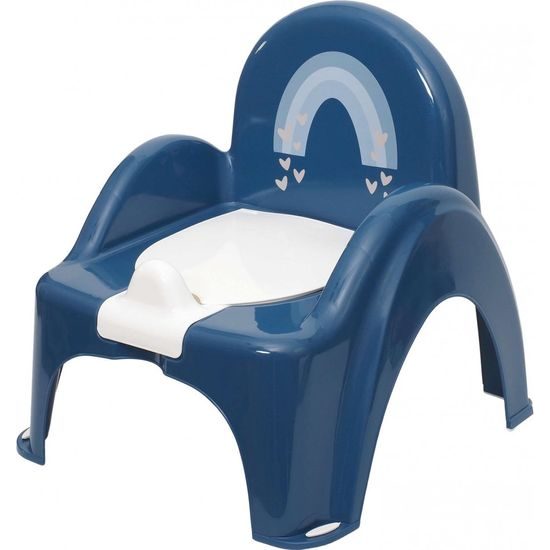 Dětský nočník s poklopem METEO modrý