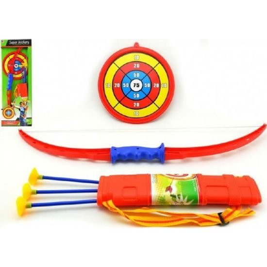 Luk +3 šípy v pouzdře + terč