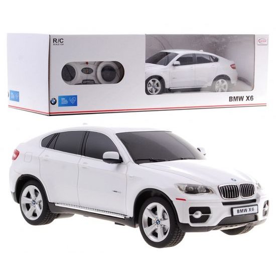 Rastar auto na dálkové ovládání BMW X6 1:24 bílé