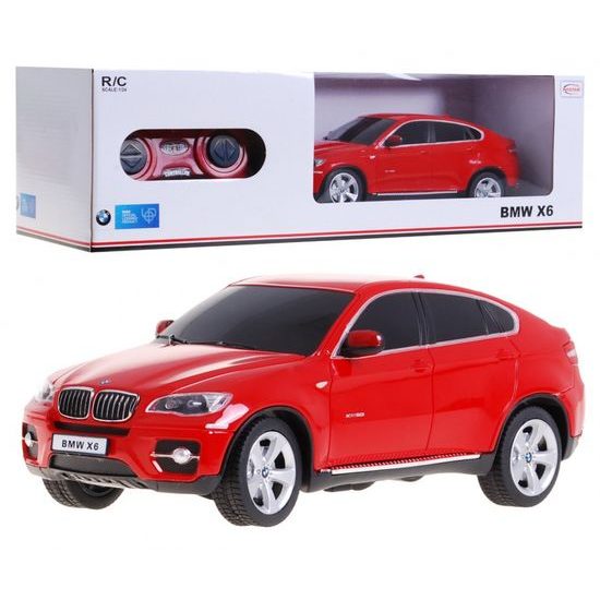 Rastar auto na dálkové ovládání BMW X6 1:24 červené