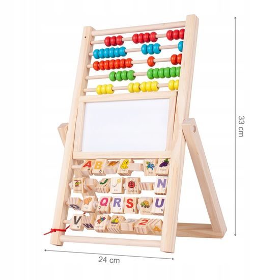 Oboustranná kreslící tabule s počítadlem Alfabet