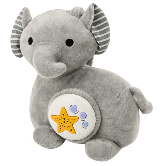 Plyšový slon s projektorem a melodiemi Cuddle Elephant
