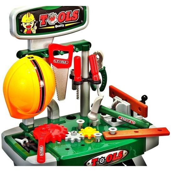 Dětský pracovní stůl s helmou Super Tools