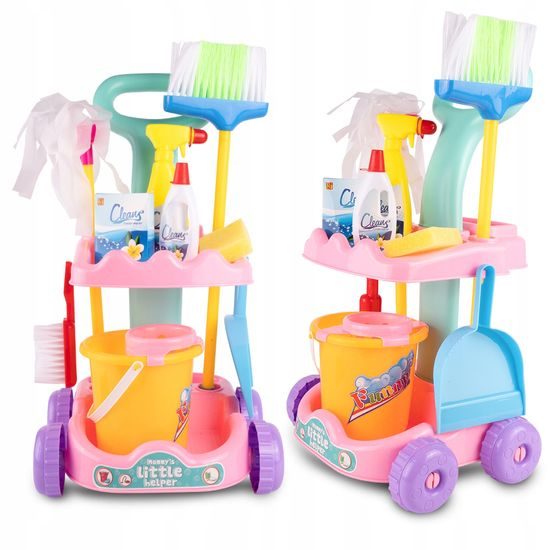 Dětský úklidový vozík s příslušenstvím Little Helper