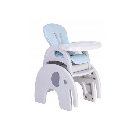Ecotoys jídelní židlička 3v1 se stolečkem Slon