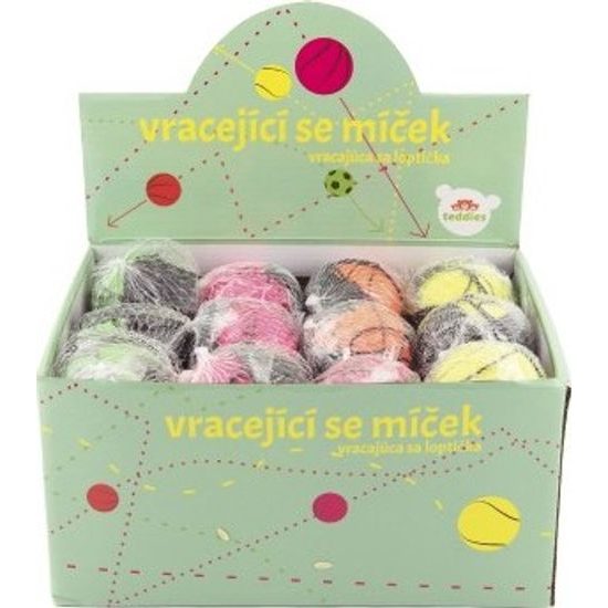 Míček vracející se - mix 4 barvy