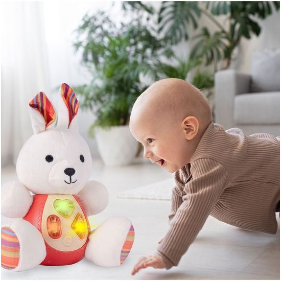 Interaktivní plyšový králíček na baterie Little Animal