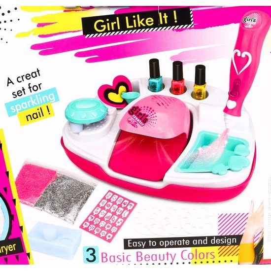 Dětské nehtové studio na baterie Just Nail