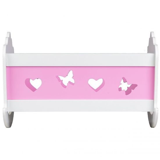 Ecotoys dřevěná postýlka pro panenky