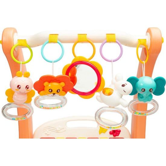 Dětské hrací chodítko 2v1 pink Toyz