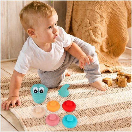 Senzorické kroužky pro nejmenší Color Crocodille