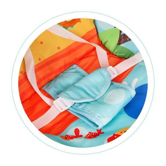 Ecotoys kojenecké lehátko 3v1 s vibracemi Baby Calm modré