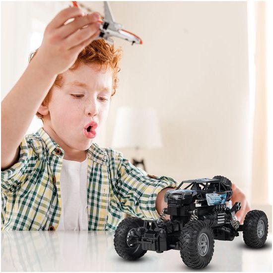 Autíčko na dálkové ovládání Monster Car modré 1:20