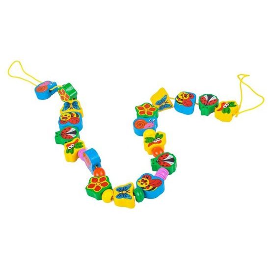 Sada dřevěných korálků Marine Beads 80 kusů