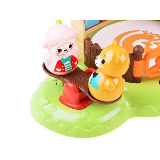 Huile Toys multifunkční domeček pro nejmenší se zvuky Jesličky