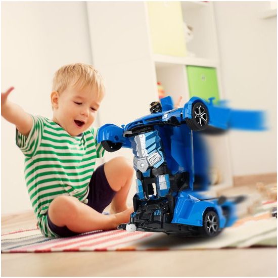 Robot transformer 2v1 Mecha Team 1:18