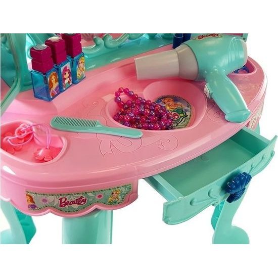 Toaletní stolek s doplňky pro princezny - modrý