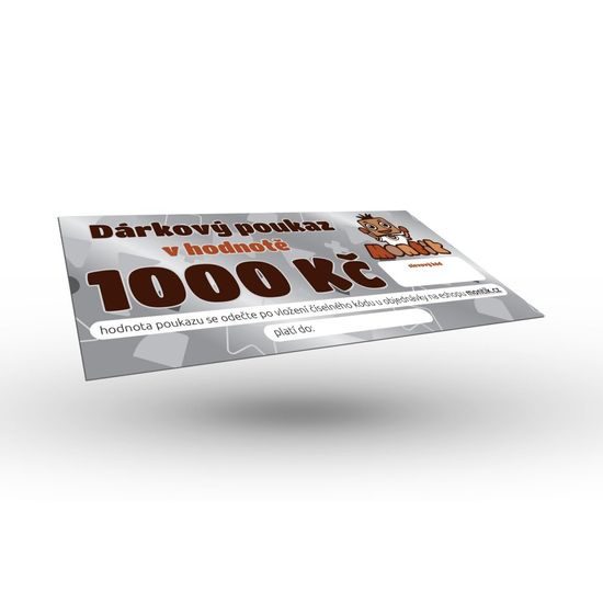 Dárkový poukaz 1000 Kč
