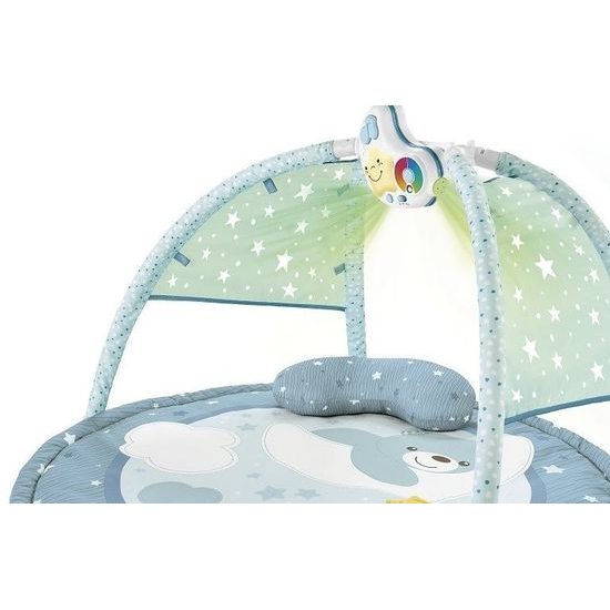 ROZBALENO Chicco hrací deka s projekcí a melodiemi modrá