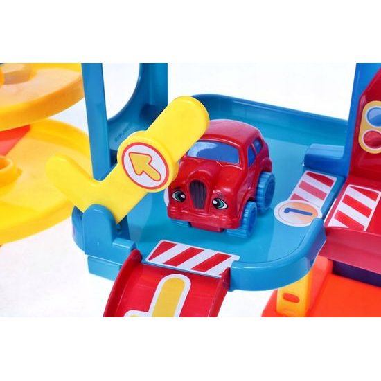 Parkovací garáž pro nejmenší se 3 autíčky Baby Wheels