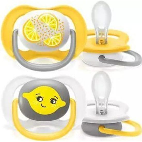 Philips AVENT Šidítko Ultra air neutral (citrus) 6-18m, 2 ks