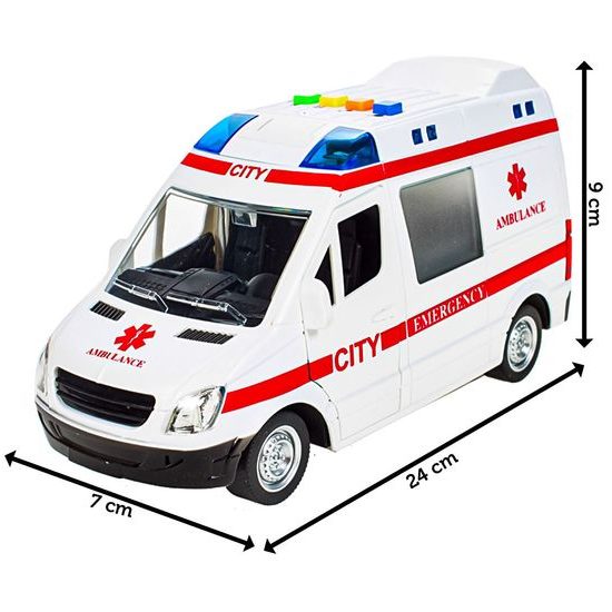 Sanitka se světly a zvuky City Rescue 1:16