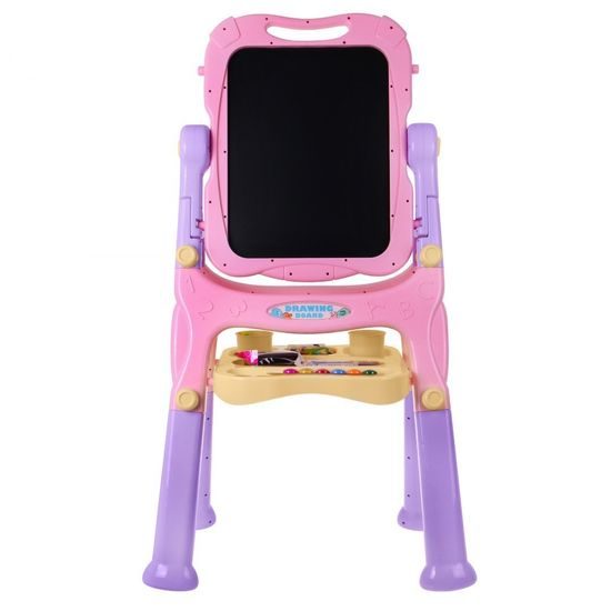 Oboustranná XXL kreslící tabule Little Artist růžová