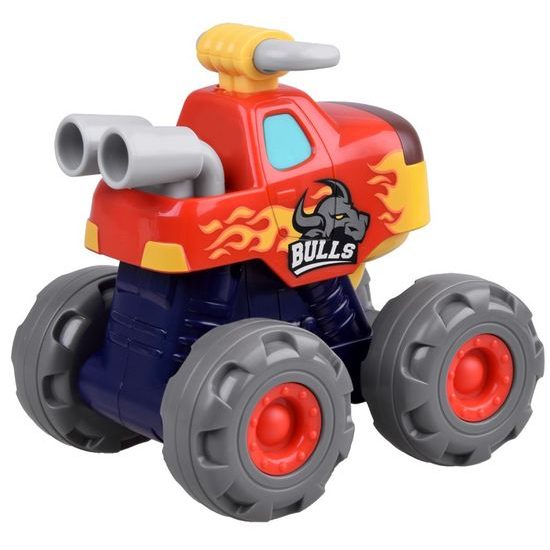 Huile Toys autíčko pro nejmenší na setrvačník Monster Bulls