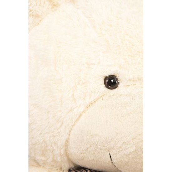 Plyšový medvěd Kvído 130 cm bílý