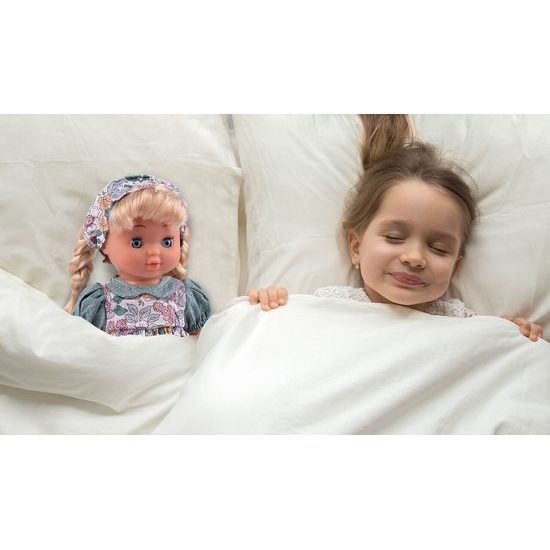 Dětská panenka Bella s příslušenstvím 25 cm