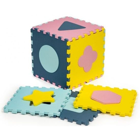 Ecotoys XXL pěnová puzzle hrací deka Happy Color