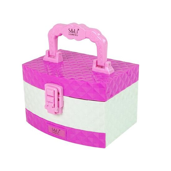 Kosmetická sada v růžovém kufříku