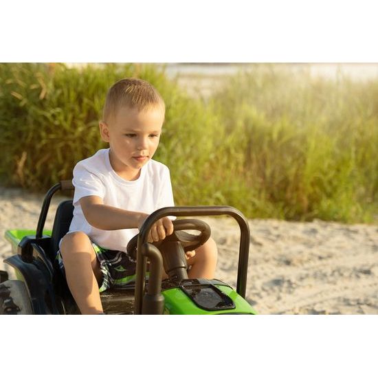 Elektrický traktor Hector zelený