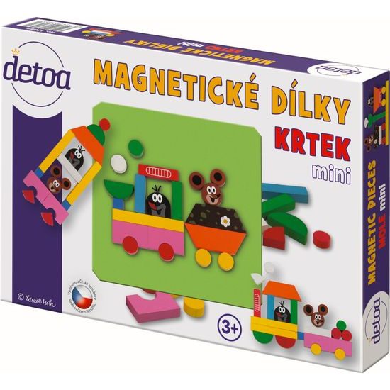 Magnetické dílky mini Krtek 27ks