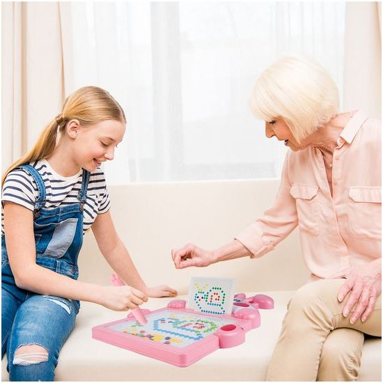 Magnetická tabulka Zajíček - růžová