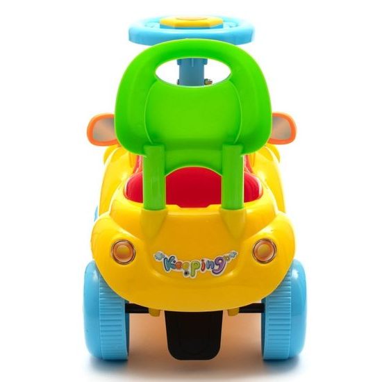 Baby Mix dětské odrážedlo Vláček se zvukem žluté