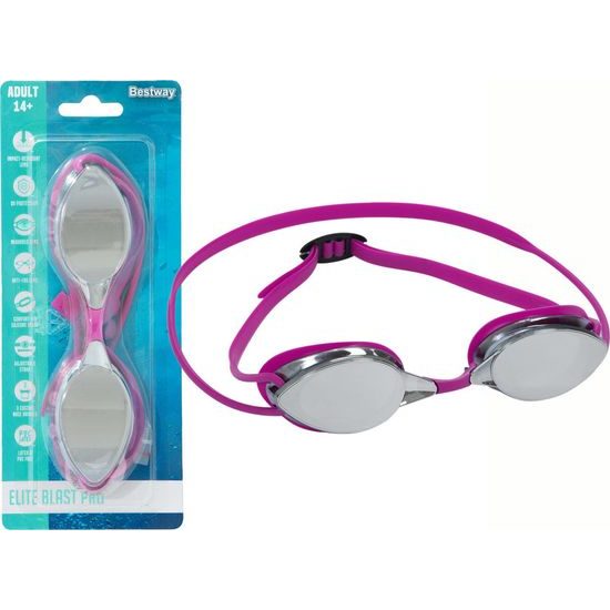 Plavecké zrcadlové brýle Bestway, růžové