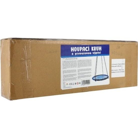 Houpací kruh modrý - provazová výplň