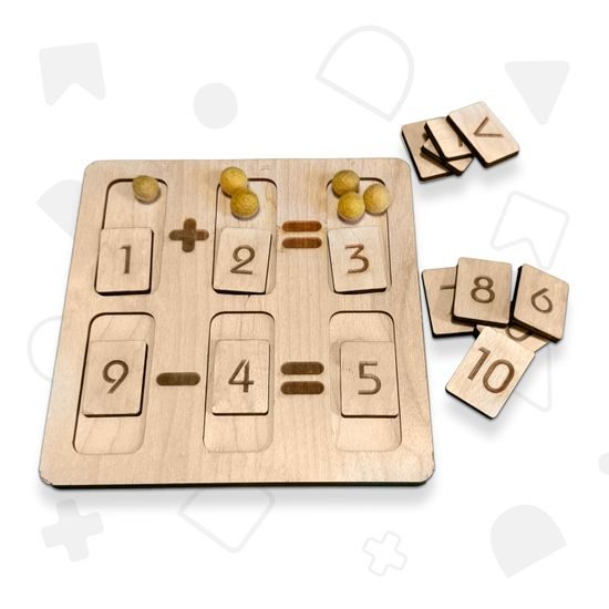 Počítání do 20- oboustranná deska s čísly