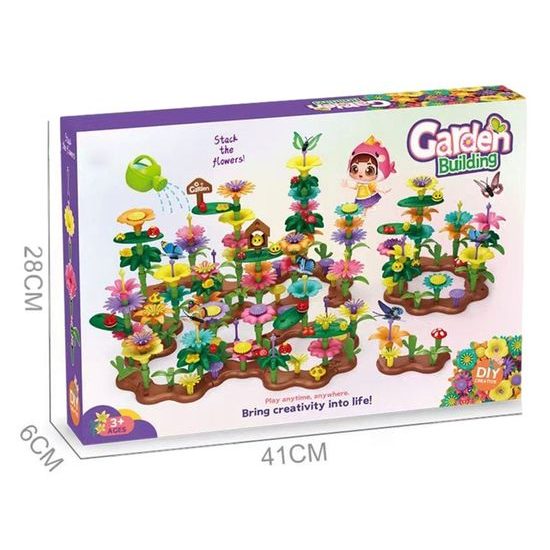 Doris dětská stavebnice zahrádka Garden Building 322 dílů