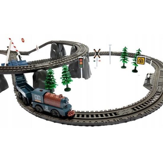 Doris vláčkodráha na baterie s příslušenstvím 90 dílků Electric Train