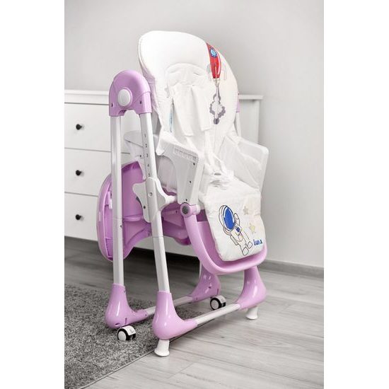 Jídelní židlička CARETERO Luna lavenda