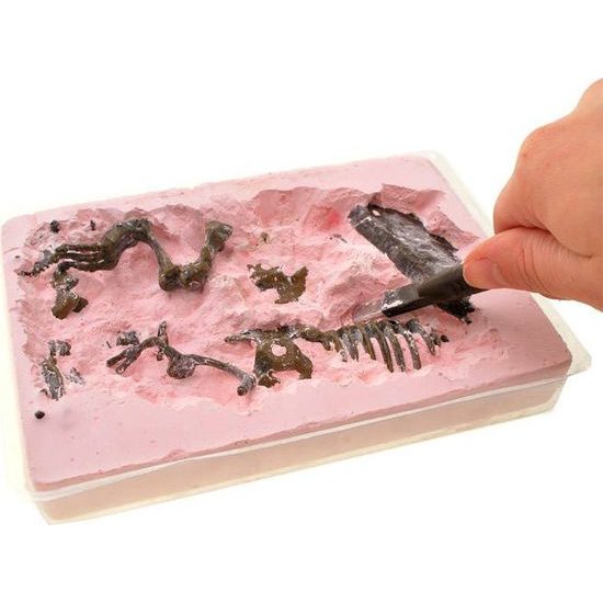 Sada 3D vykopávek kostry mamuta