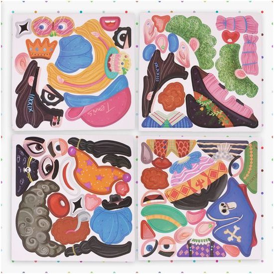 Magnetická ukládačka měnící se tváře Make Faces