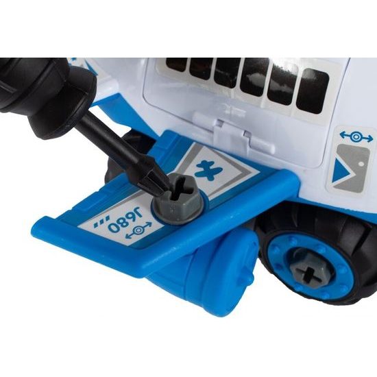 Dětské šroubovací letadlo s autíčky Plane Storage