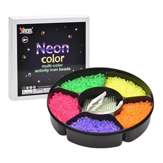 Neónové zažehlovací korálky Neon Iron Beads 7500 kusů
