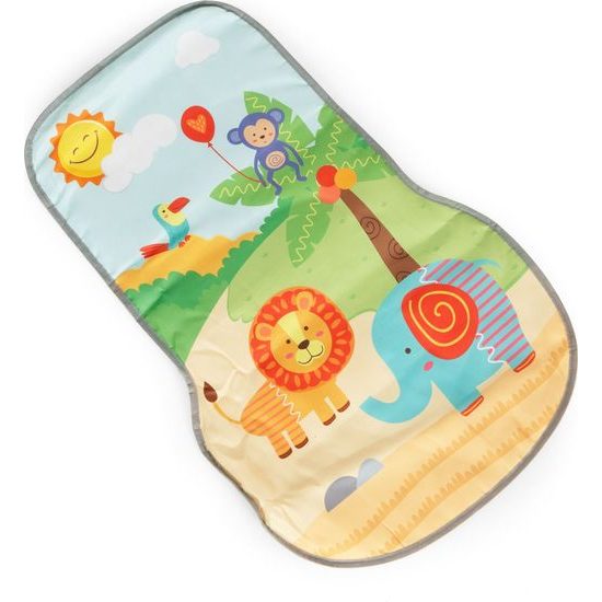 Haunger chodítko 2v1 s hrací dekou a piankem Rack Walker - oranžové