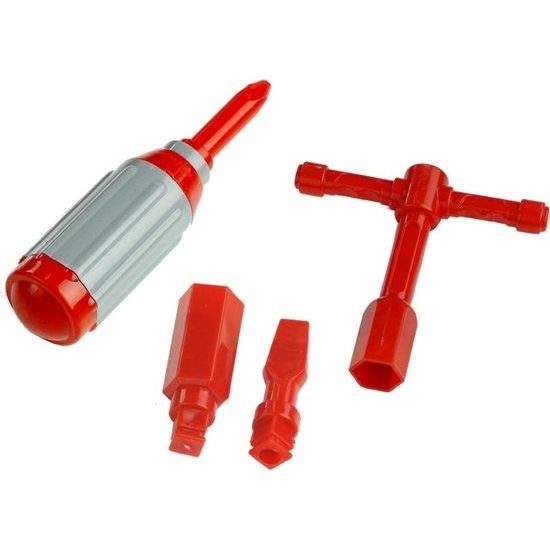 Dětský hasičský vůz se žebříkem a nářadím