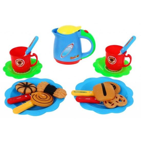 Ecotoys narozeninová sada Dort modrá 80 součástí