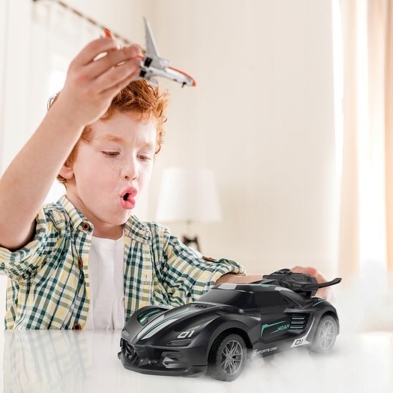 Autíčko na dálkové ovládání s kouřovým efektem Speed X 1:20 černé